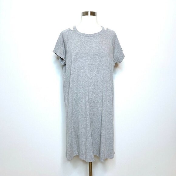 PAPERMOON Dress Womens Small Gray Short Sleeve - Picture 1 of 6